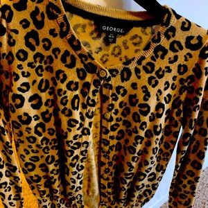Girls Leopard print sweater